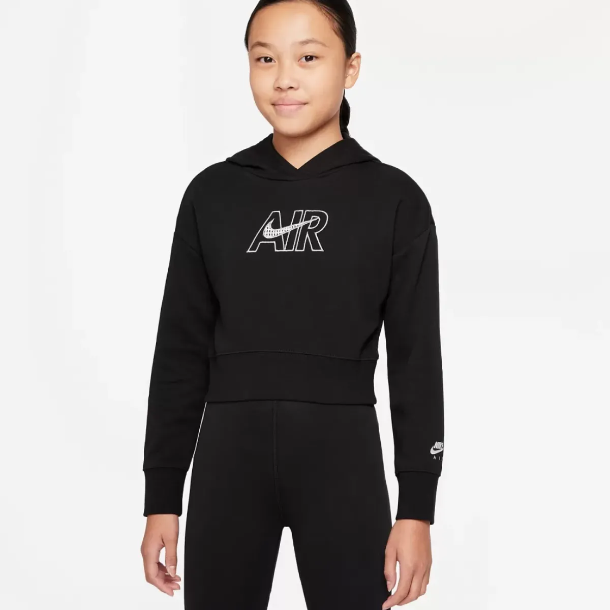 Nike Hoodies & Crews<Sportswear Air French Terry Crop Hoodie Youth