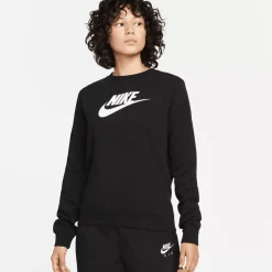 Nike Hoodies & Crews<Sportswear Club Fleece Logo Crew-Neck Sweatshirt
