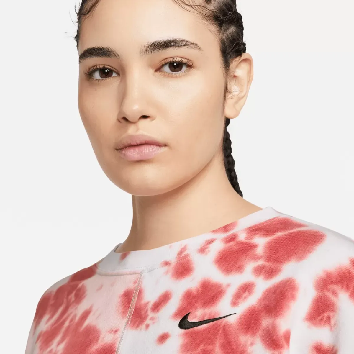 Nike Hoodies & Crews<Sportswear Oversized Fleece Tie-Dye Crew Sweatshirt