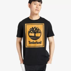 Timberland Tees & Singlets<Stack Logo Tee