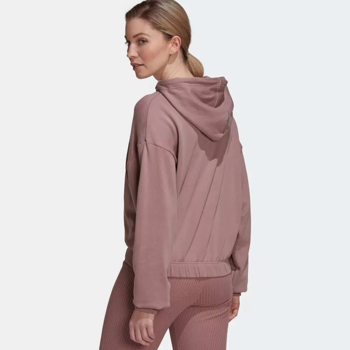 Adidas Hoodies & Crews<Studio Lounge Cropped Hoodie