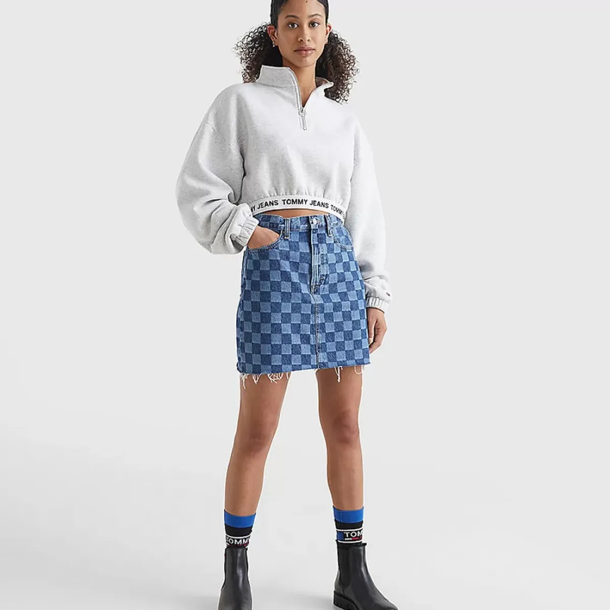 TOMMY HILFIGER Hoodies & Crews<Super Cropped Fit Sweatshirt