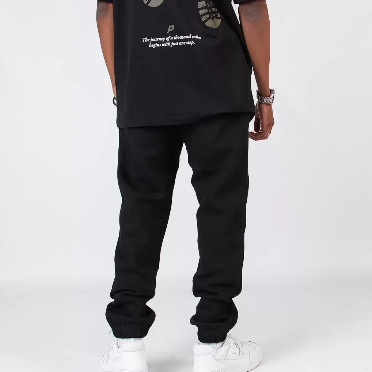 Pursuit of Happiness Pants & Sweats<Sweats In Midnight/White