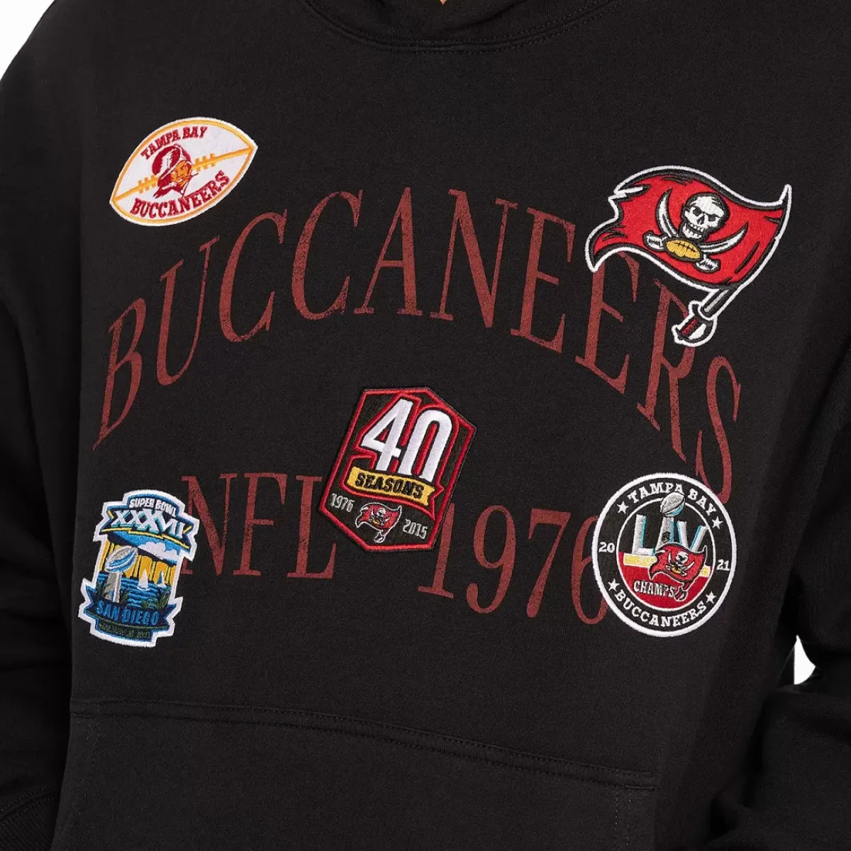 MITCHELL AND NESS Hoodies & Crews<Tampa Bay Buccaneers Hoodie Unisex
