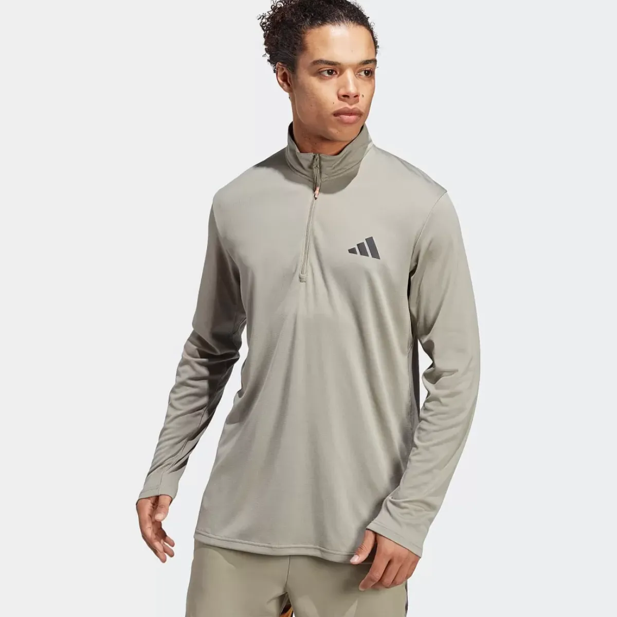 Adidas Tees & Singlets<Train Essentials Seasonal Training 1/4-Zip Long Sleeve Tee