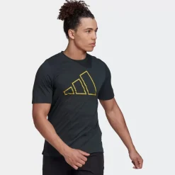 Adidas Tees & Singlets<Train Icons 3-Bar Training T-Shirt