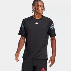 Adidas Tees & Singlets<Train Icons 3-Stripes Training Tee