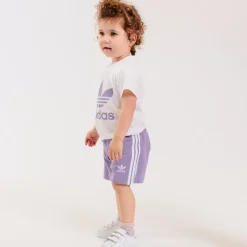 Adidas Originals Sets<Trefoil Shorts Tee Set Infants