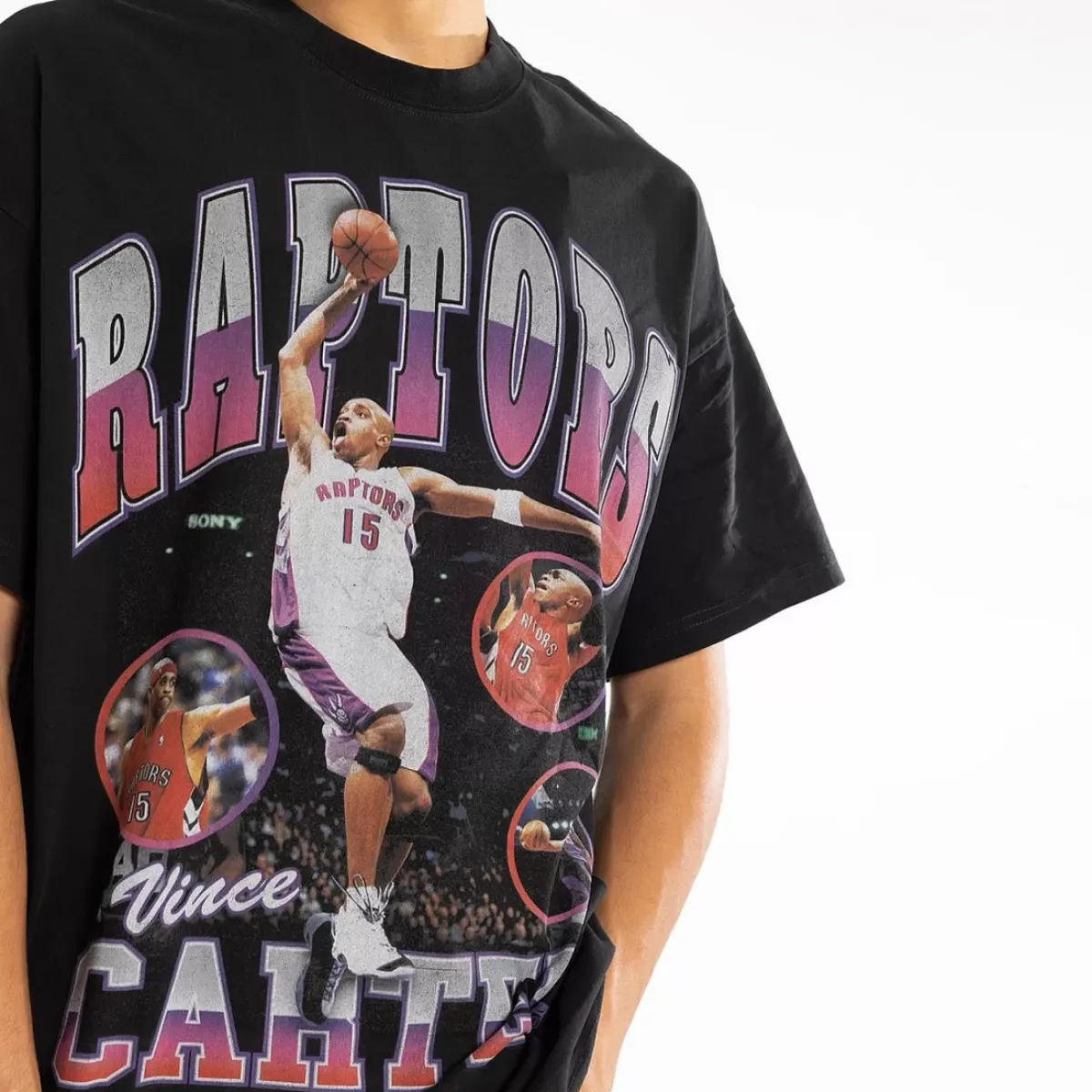 MITCHELL AND NESS Tees & Singlets<Vince Carter Toronto Raptors Photo Player Tee