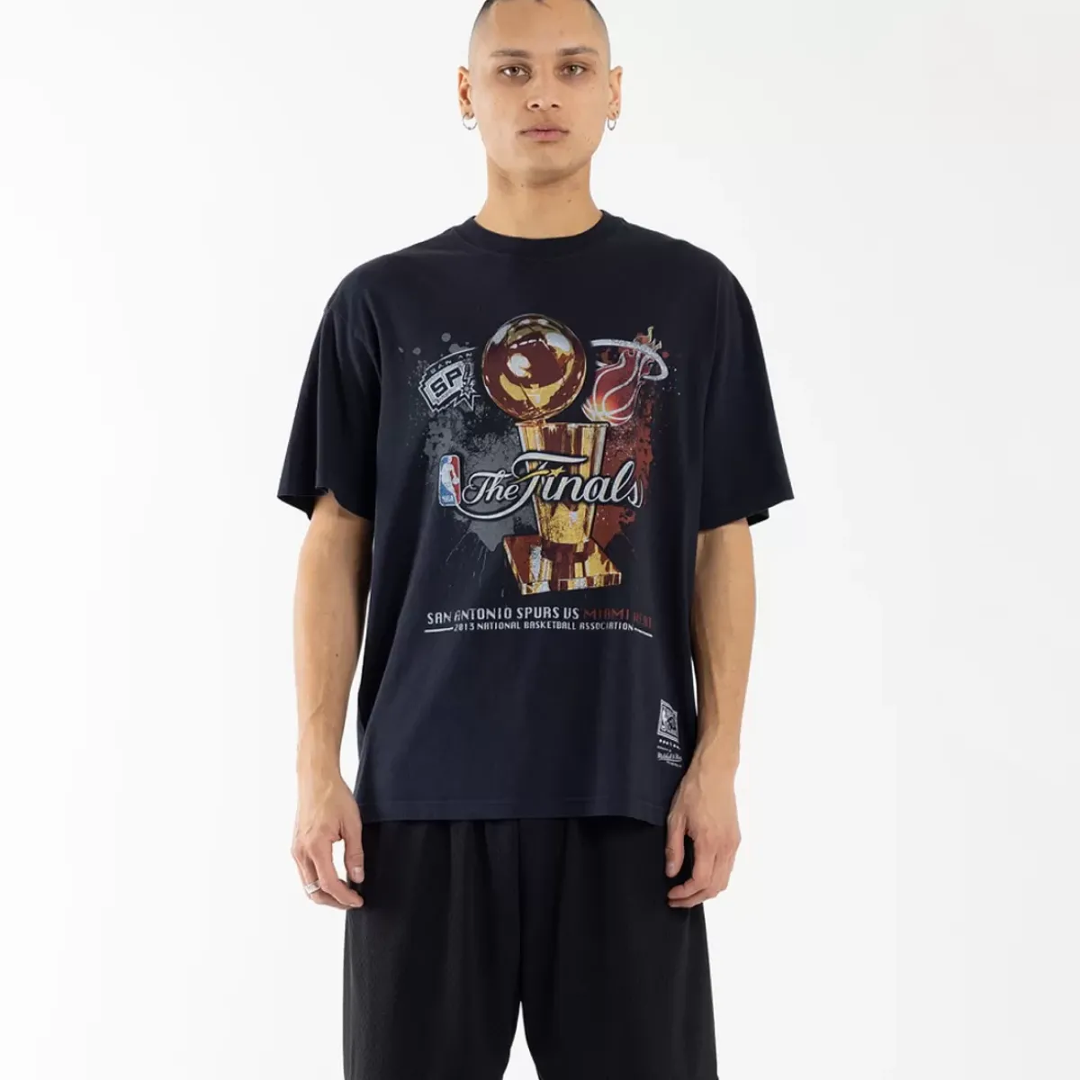 MITCHELL AND NESS Tees & Singlets<Vintage 2013 Finals Tee Unisex