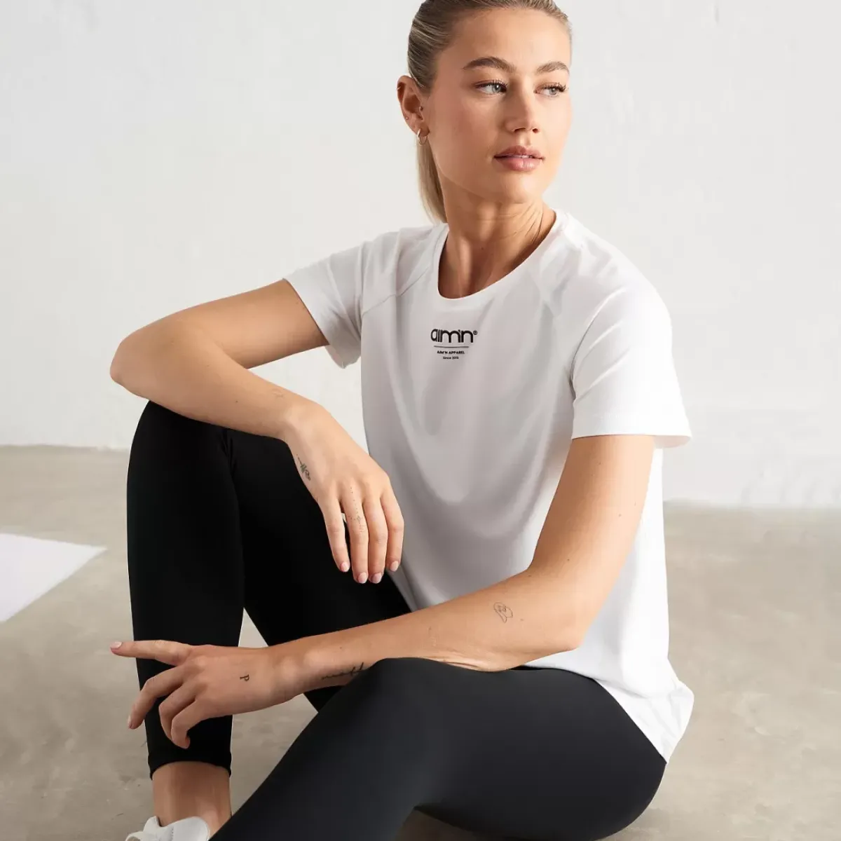 Aim Tees & Tanks<White Soft Edge Short Sleeve Tee