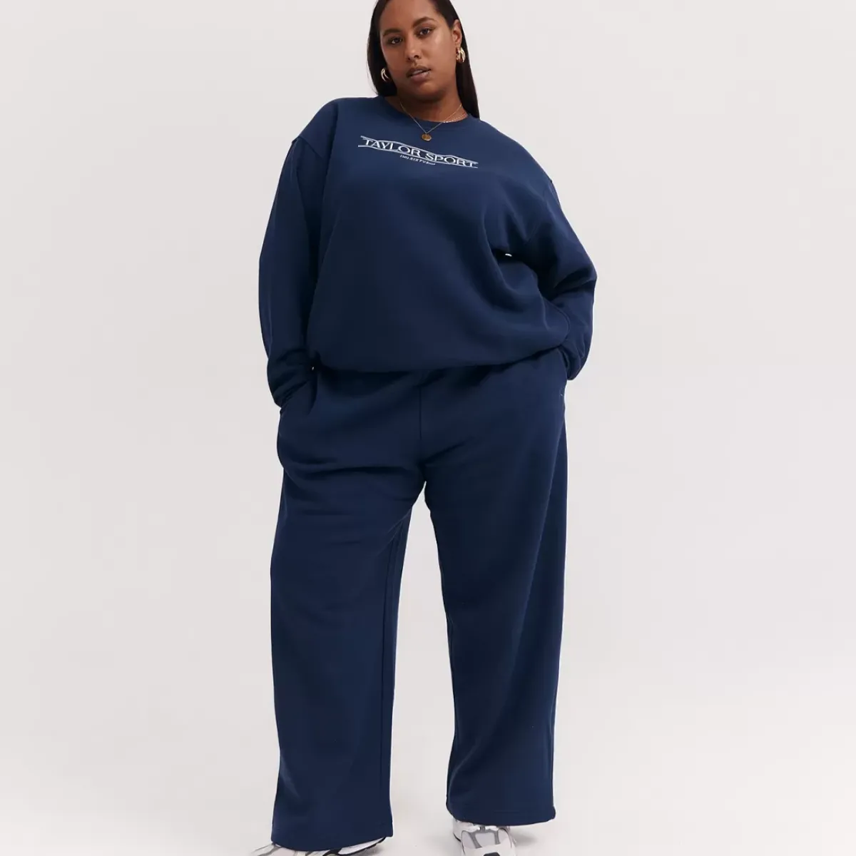 Taylor Sport Pants & Sweats<Wide Leg Sweats In True Navy