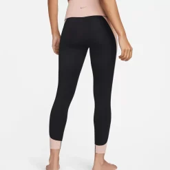 Nike Tights<Yoga High-Waisted 7/8 Ribbed-Panel Leggings