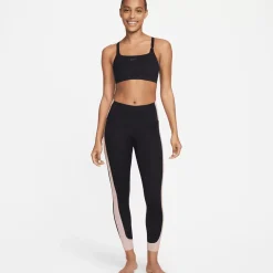 Nike Tights<Yoga High-Waisted 7/8 Ribbed-Panel Leggings